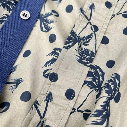 sacai サカイ ×SUN SURF 20-02201M カーキ ドローストリング シャツ トップス