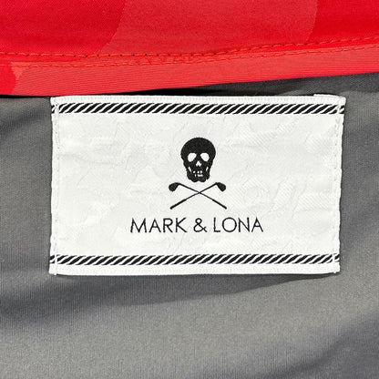 MARK&LONA マークアンドロナ ML-18W-B07 グレー×レッド ウール混 フリースジャケット ジャケット