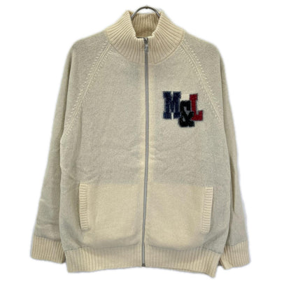 MARK&LONA マークアンドロナ ML-16W-B06 アイボリー エコーズ ジップニット ジャケット Echoes Zip Knit トップス