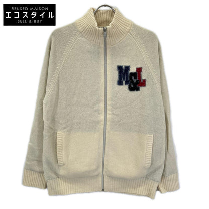 MARK&LONA マークアンドロナ ML-16W-B06 アイボリー エコーズ ジップニット ジャケット Echoes Zip Knit トップス