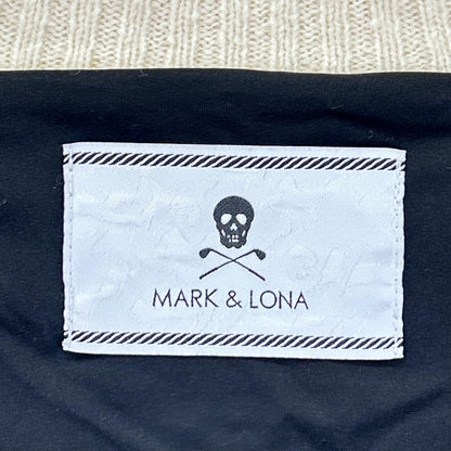 MARK&LONA マークアンドロナ ML-16W-B06 アイボリー エコーズ ジップニット ジャケット Echoes Zip Knit トップス