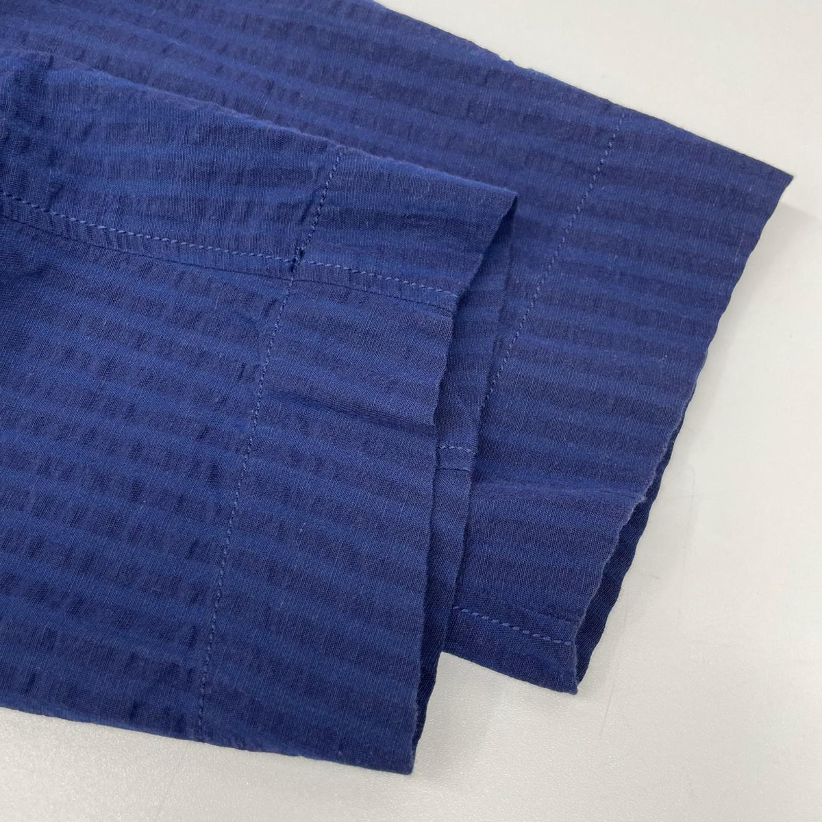 Bagutta バグッタ ブルー コットンリネン ストライプ シアサッカー シャツジャケット ガーメントダイ RICK_GL 09930 ジャケット