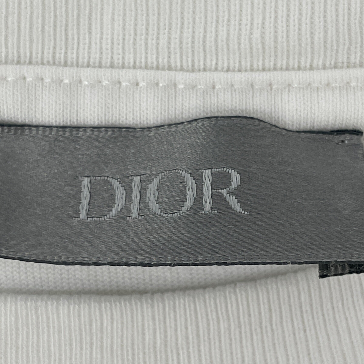 DIOR ディオール ホワイト×ピンク ロゴ 半袖Tシャツ　24ss トップス