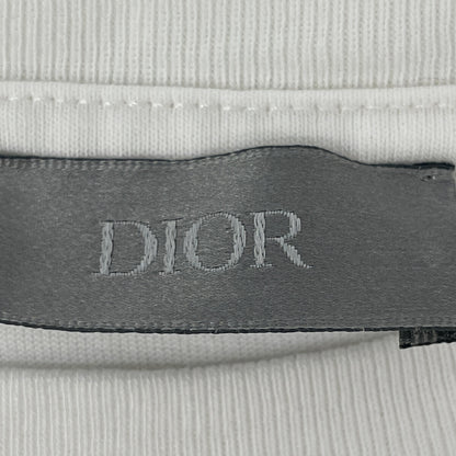DIOR ディオール ホワイト×ピンク ロゴ 半袖Tシャツ　24ss トップス