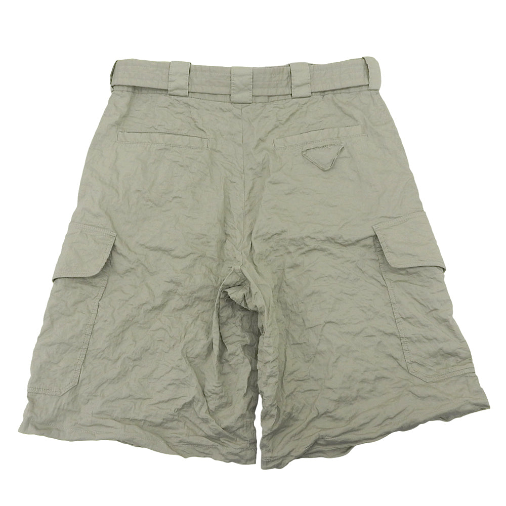PRADA Excellent Condition Stretch Cotton Bermuda Shorts Bottoms Men's Khaki S 24SS Bottoms