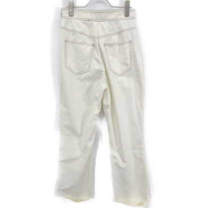 Ivory Cotton Stitch Pants Bottoms 2 Ladies