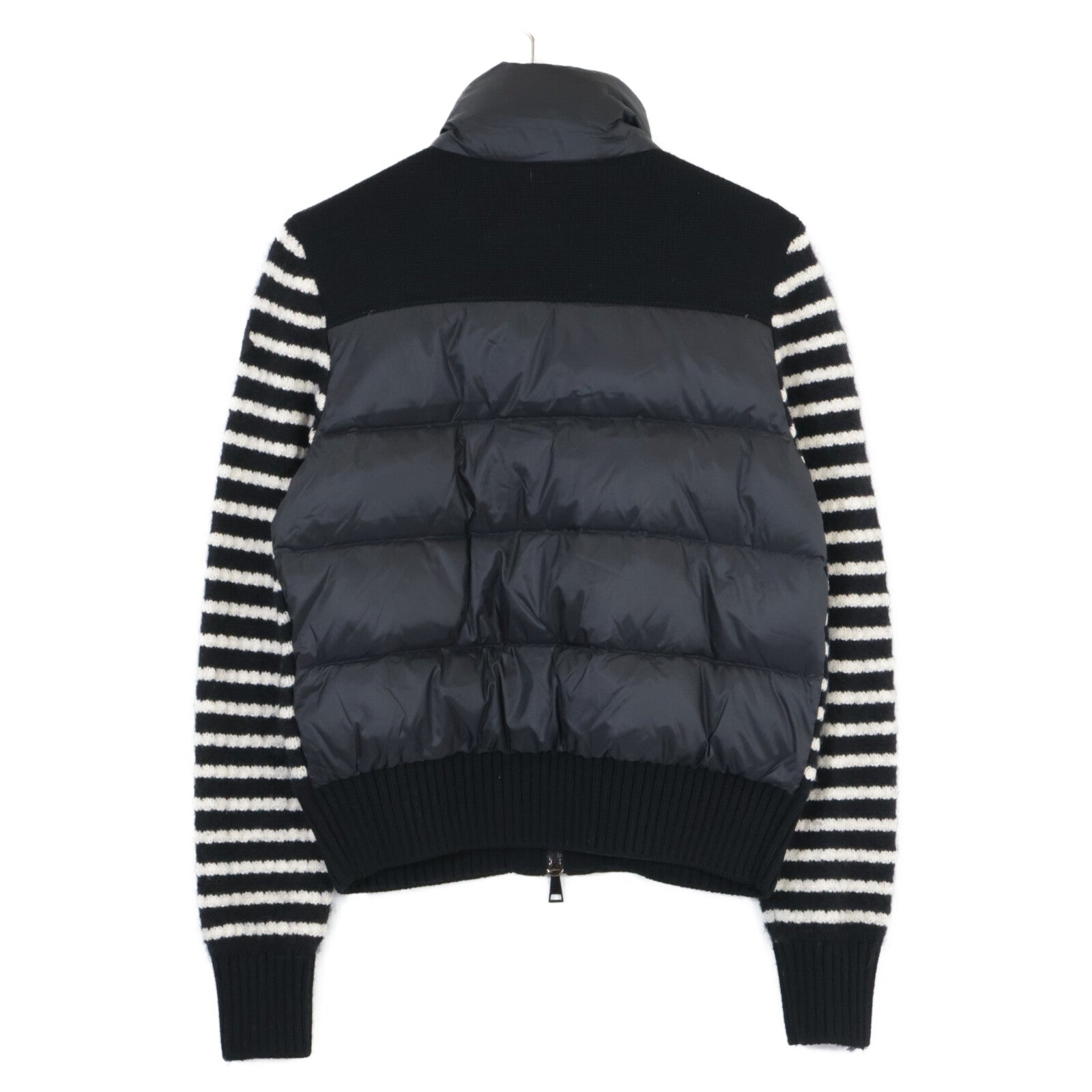 MONCLER モンクレール ブラック×ホワイト CARDIGAN TRICOT ボーダージャケット ジャケット