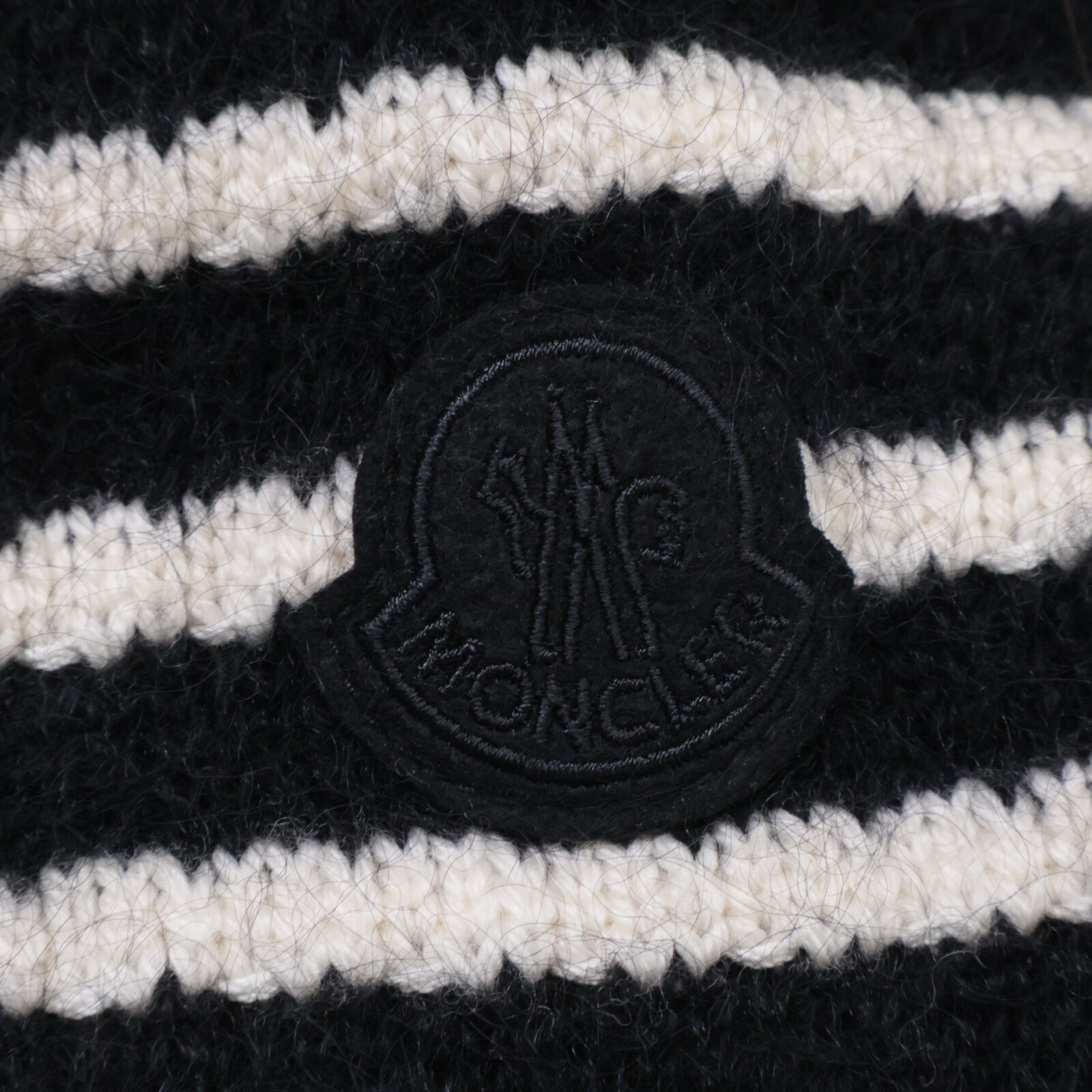 MONCLER モンクレール ブラック×ホワイト CARDIGAN TRICOT ボーダージャケット ジャケット