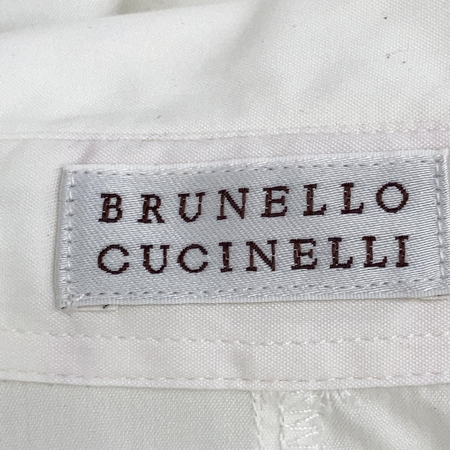 BRUNELLO CUCINELLI ブルネロクチネリ ホワイト シャツブラウス トップス