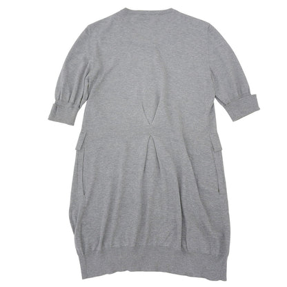 BRUNELLO CUCINELLI Long Cardigan Cotton Tops Women's Gray S Tops