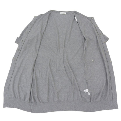 BRUNELLO CUCINELLI Long Cardigan Cotton Tops Women's Gray S Tops