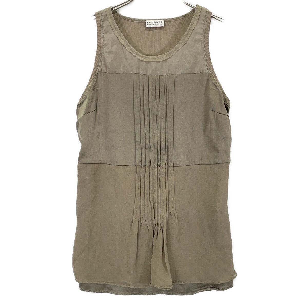 Beige Silk Cami Top S Ladies