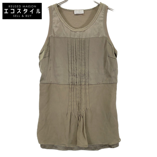 Beige Silk Cami Top S Ladies