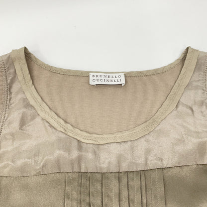 Beige Silk Cami Top S Ladies