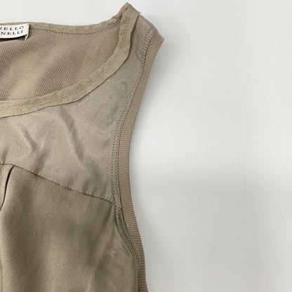Beige Silk Cami Top S Ladies