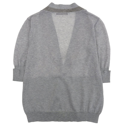 BRUNELLO CUCINELLI ブルネロクチネリ コットン デザイン カーディガン 1つボタン トップス レディース グレー XS トップス