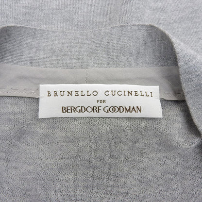 BRUNELLO CUCINELLI ブルネロクチネリ コットン デザイン カーディガン 1つボタン トップス レディース グレー XS トップス