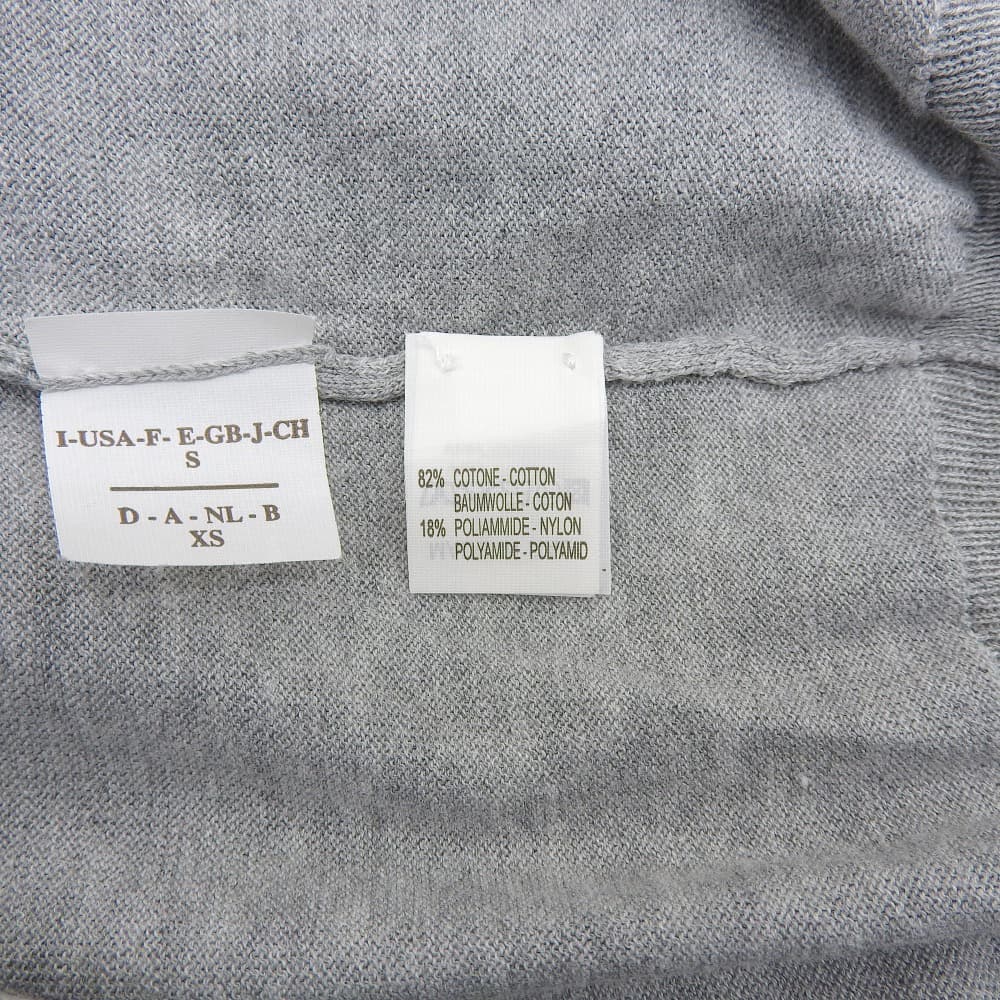 BRUNELLO CUCINELLI ブルネロクチネリ コットン デザイン カーディガン 1つボタン トップス レディース グレー XS トップス