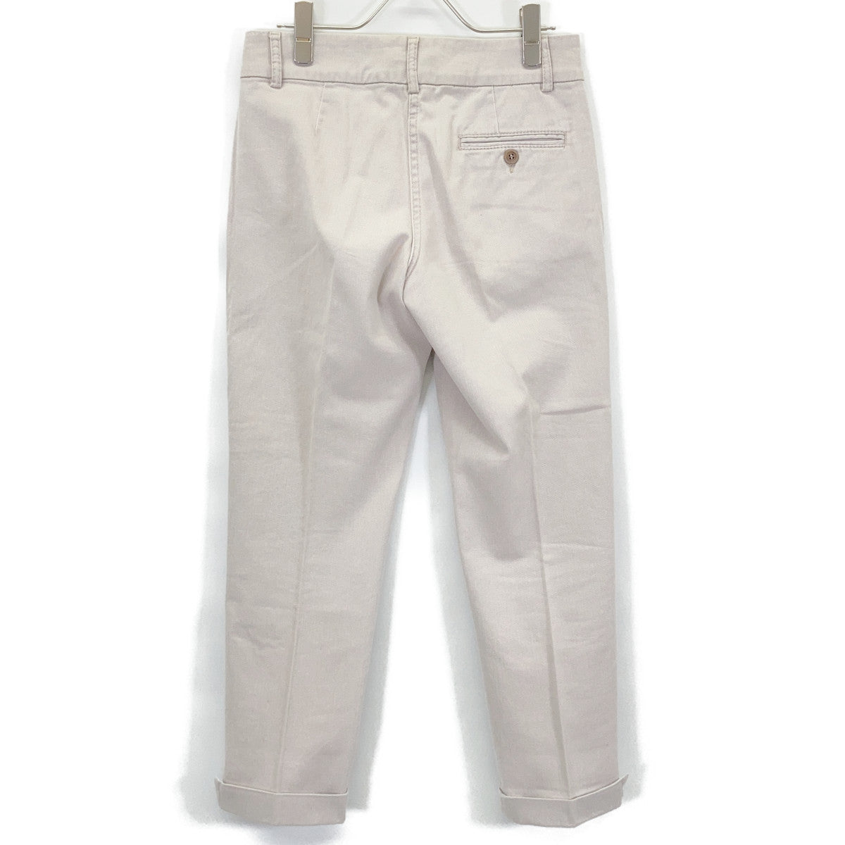 BRUNELLO CUCINELLI Brunello Cucinelli light gray cotton pants bottoms