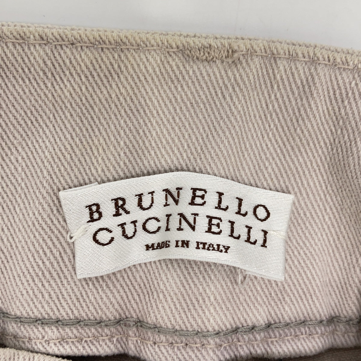BRUNELLO CUCINELLI Brunello Cucinelli light gray cotton pants bottoms