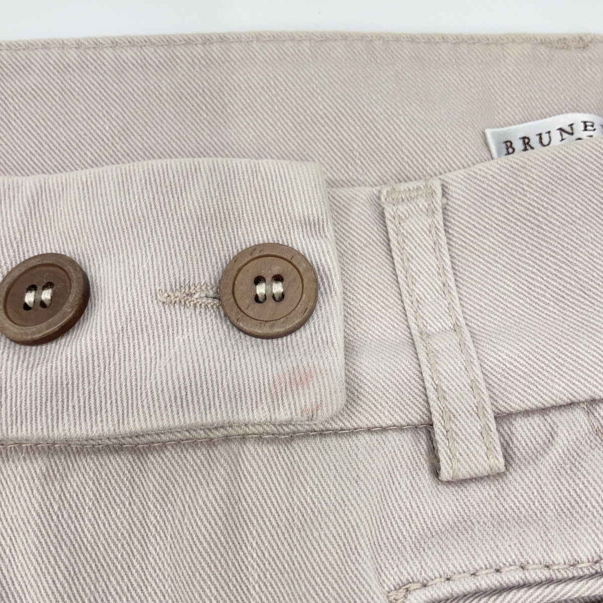 BRUNELLO CUCINELLI Brunello Cucinelli light gray cotton pants bottoms