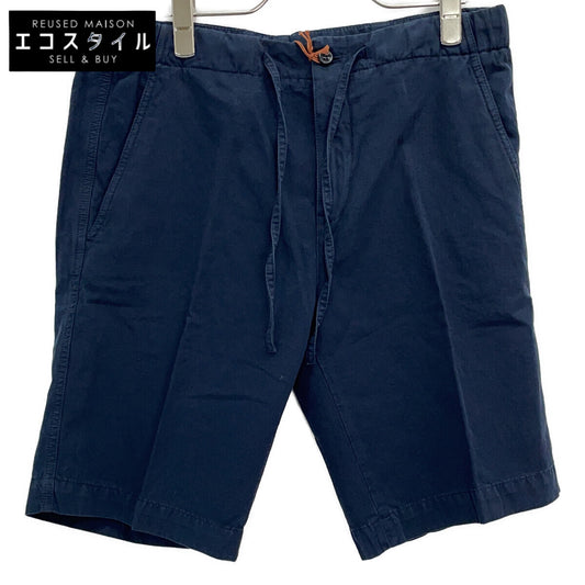 Loro Piana 诺悠翩雅 海军蓝 FAM1894 棉质中裤 下装