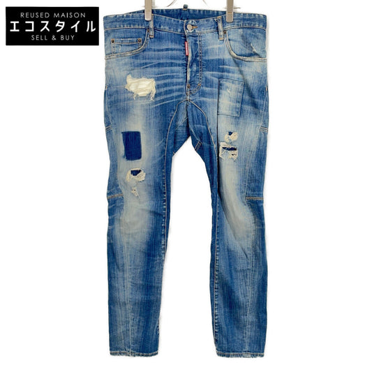 19SS Indigo S74LB0613 Tidy Biker Jean Bottoms 52 Men's