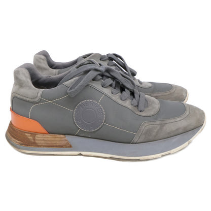 HERMES Drive Sellier Motif Suede/Mesh Sneakers