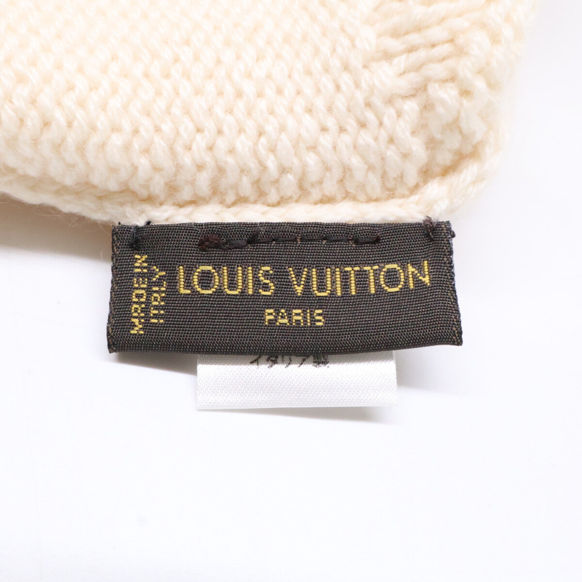 LOUIS VUITTON ルイヴィトン 【美品/国内正規】401910 モノグラム カシミヤ/ミンクファー マフラー＆ニット帽 マフラー
