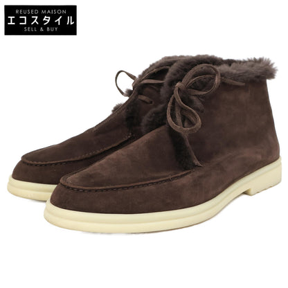 Loro Piana 诺悠翩雅 【美品】羊羔绒皮毛一体 短靴 鞋子 43码