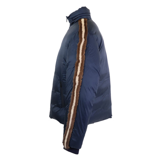 FENDI 芬迪 【全新同款/国内正品】FW0883 水貂毛侧边饰带羽绒夹克 48