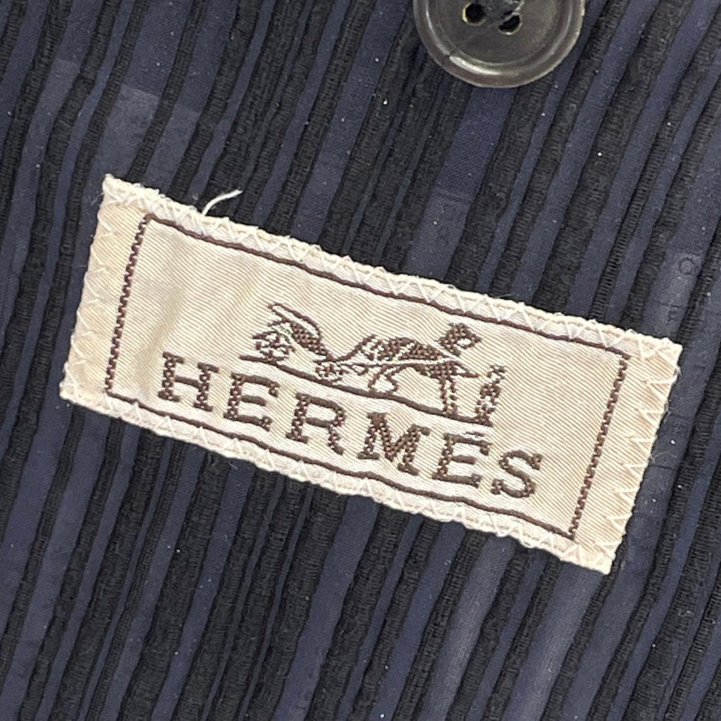 HERMES エルメス G19900 プリーツ テーラード ジャケット
