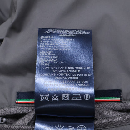 HERNO Herno [Beautiful condition/Domestic authenticity] PI0328U PIACENZA cashmere x silk fur/hooded down jacket 48