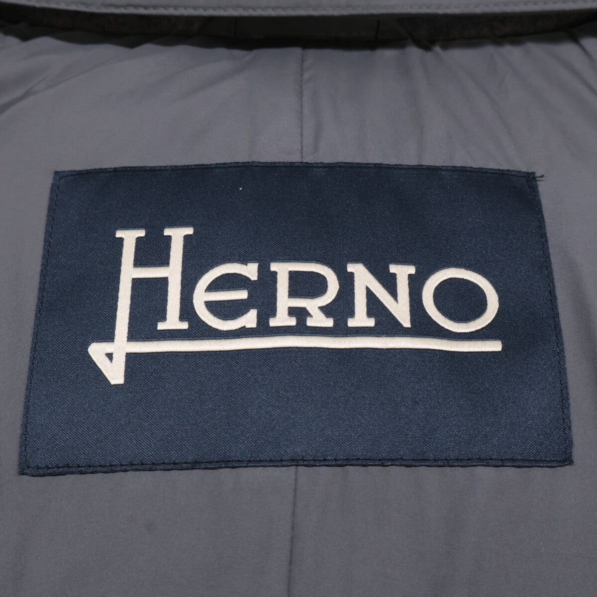 HERNO Herno [Beautiful condition/Domestic authenticity] PI0328U PIACENZA cashmere x silk fur/hooded down jacket 48
