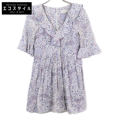 Zimmermann Zimmermann 小碎花 100% 亚麻 迷你连衣裙