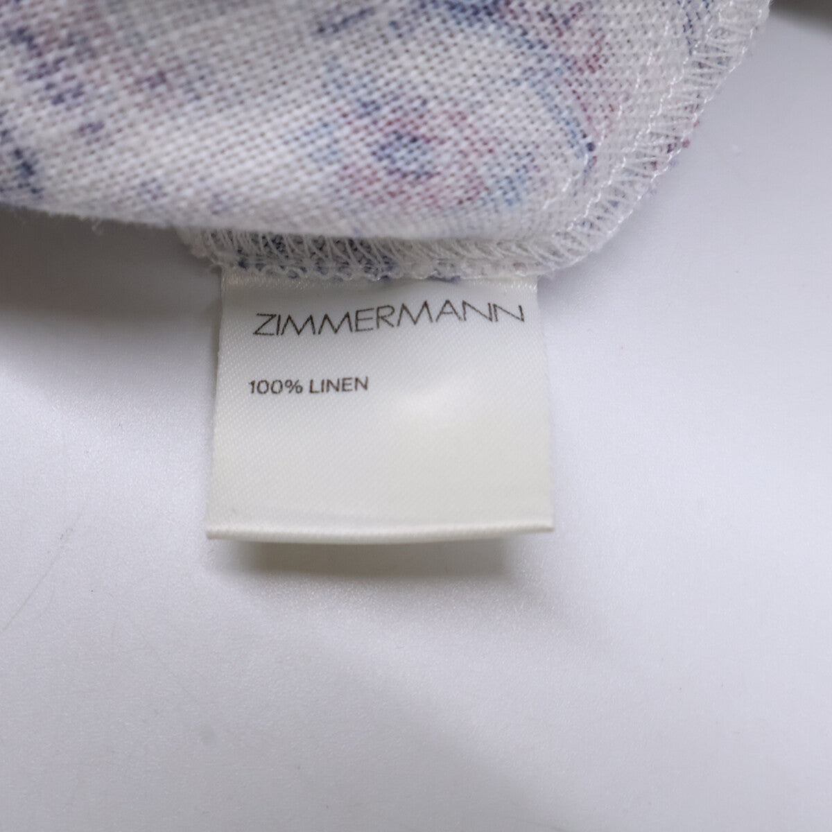 Zimmermann Zimmermann 小碎花 100% 亚麻 迷你连衣裙