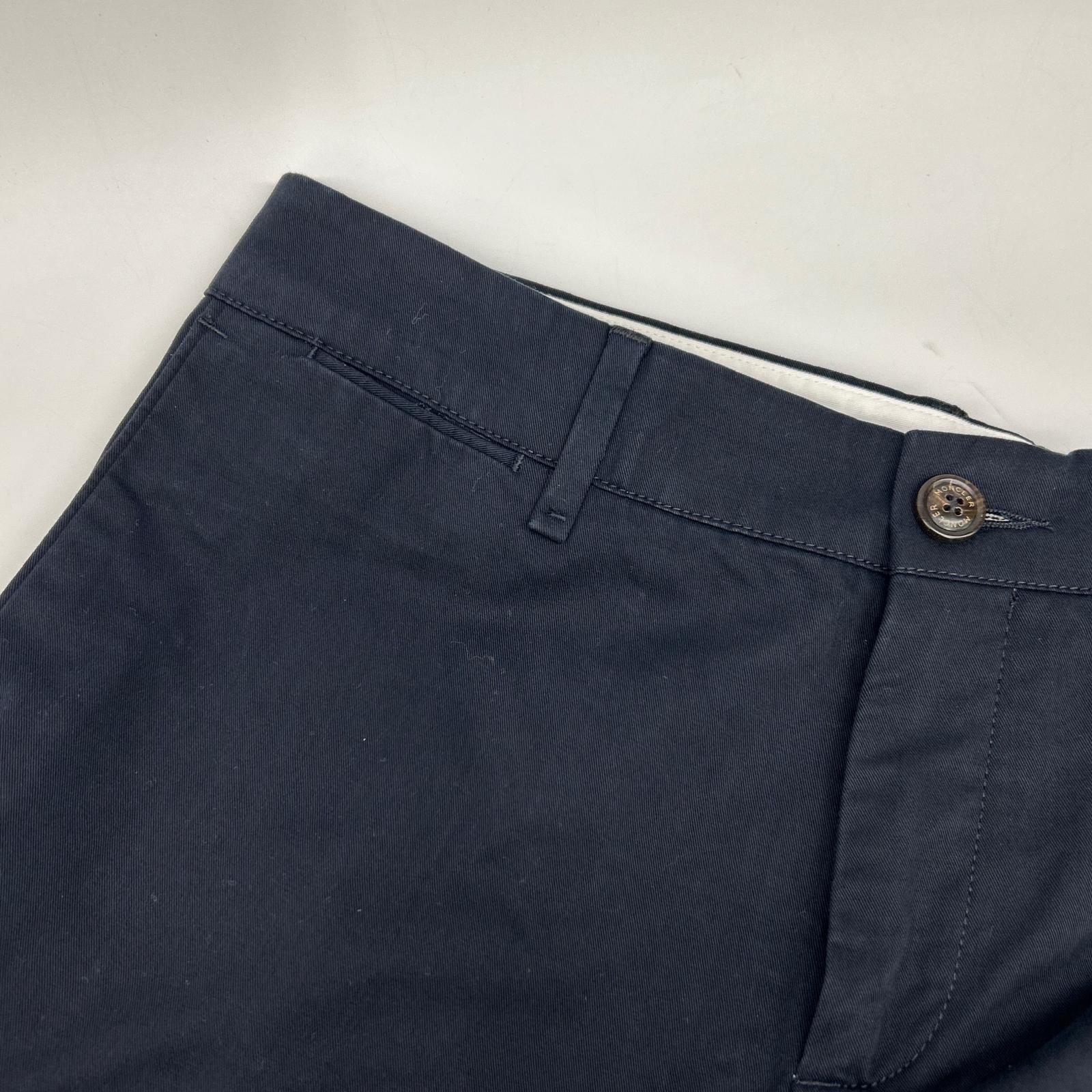 MONCLER Navy Half Pants Bottoms