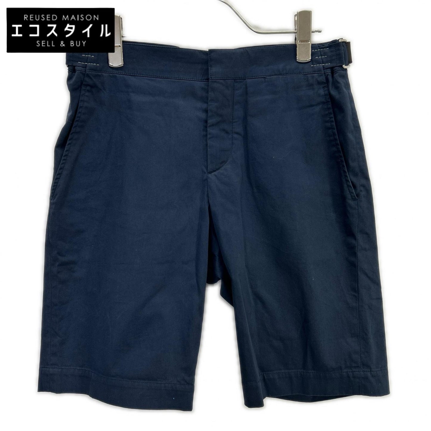 爱马仕 HERMES H555500H3 海军蓝色 Selier 纽扣短裤 下装