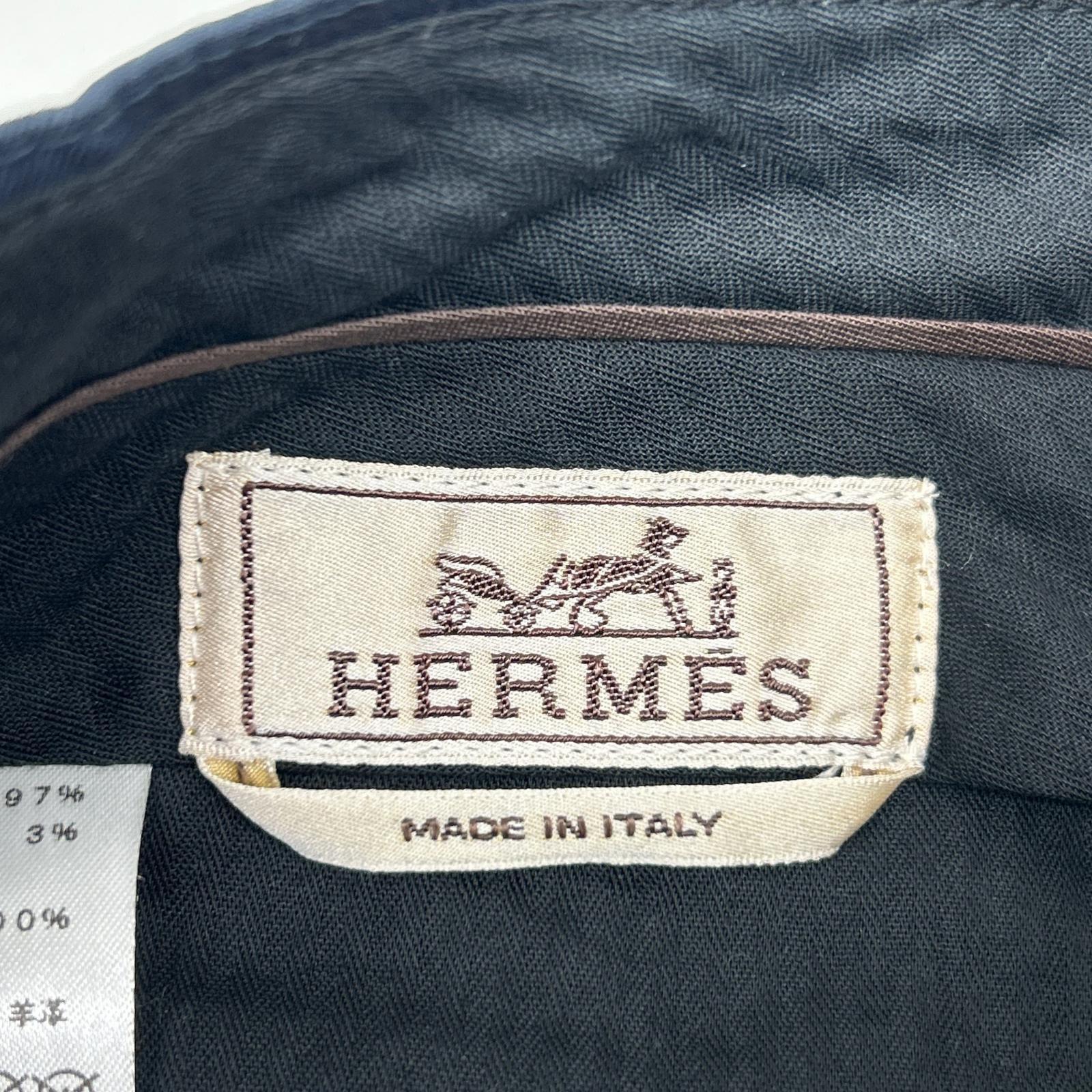 爱马仕 HERMES H555500H3 海军蓝色 Selier 纽扣短裤 下装