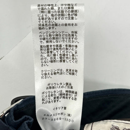 爱马仕 HERMES H555500H3 海军蓝色 Selier 纽扣短裤 下装