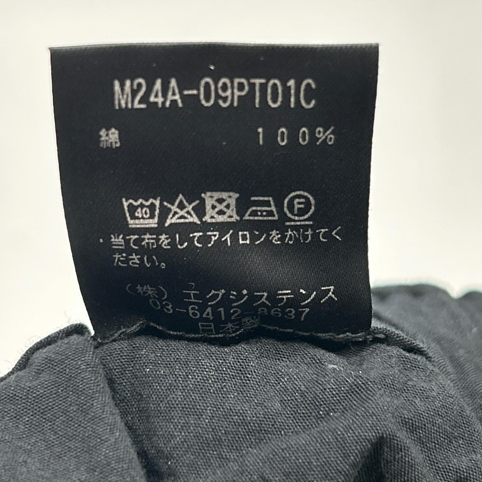 marka マーカ M24A-09PY01C ブラック オーガニックコットン ファティーグパンツ/カーゴ ボトムス
