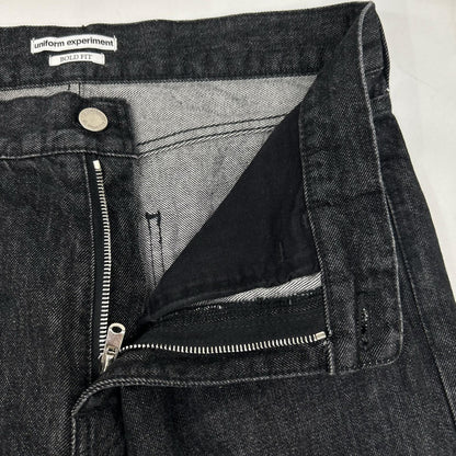 uniform experiment ユニフォームエクスペリメント 252053 WASHED DENIM BOLD-FIT JEANS ボトムス