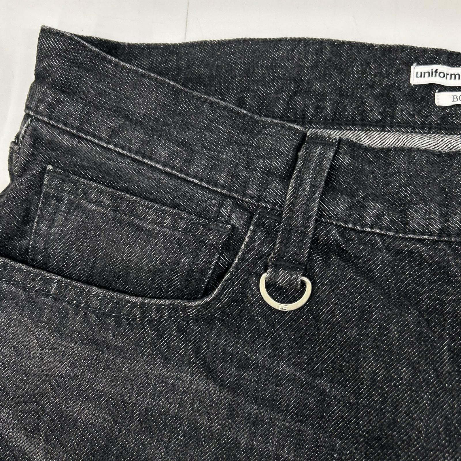 uniform experiment ユニフォームエクスペリメント 252053 WASHED DENIM BOLD-FIT JEANS ボトムス