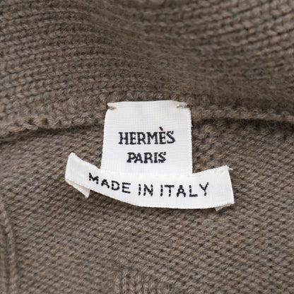 HERMES エルメス 【美品/国内正規】2707D3 カレッジH ジャガード ニットカーディガン トップス