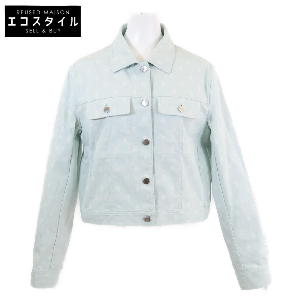 HERMES 爱马仕 【美品/国内正品】4H0215D3 Chaine d'Ancre 船锚链 牛仔夹克 夹克