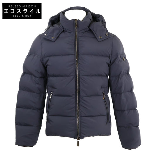 Excellent condition BRETT-SKT ACQUA PROOF Hooded Goose Down Jacket 44 Men's