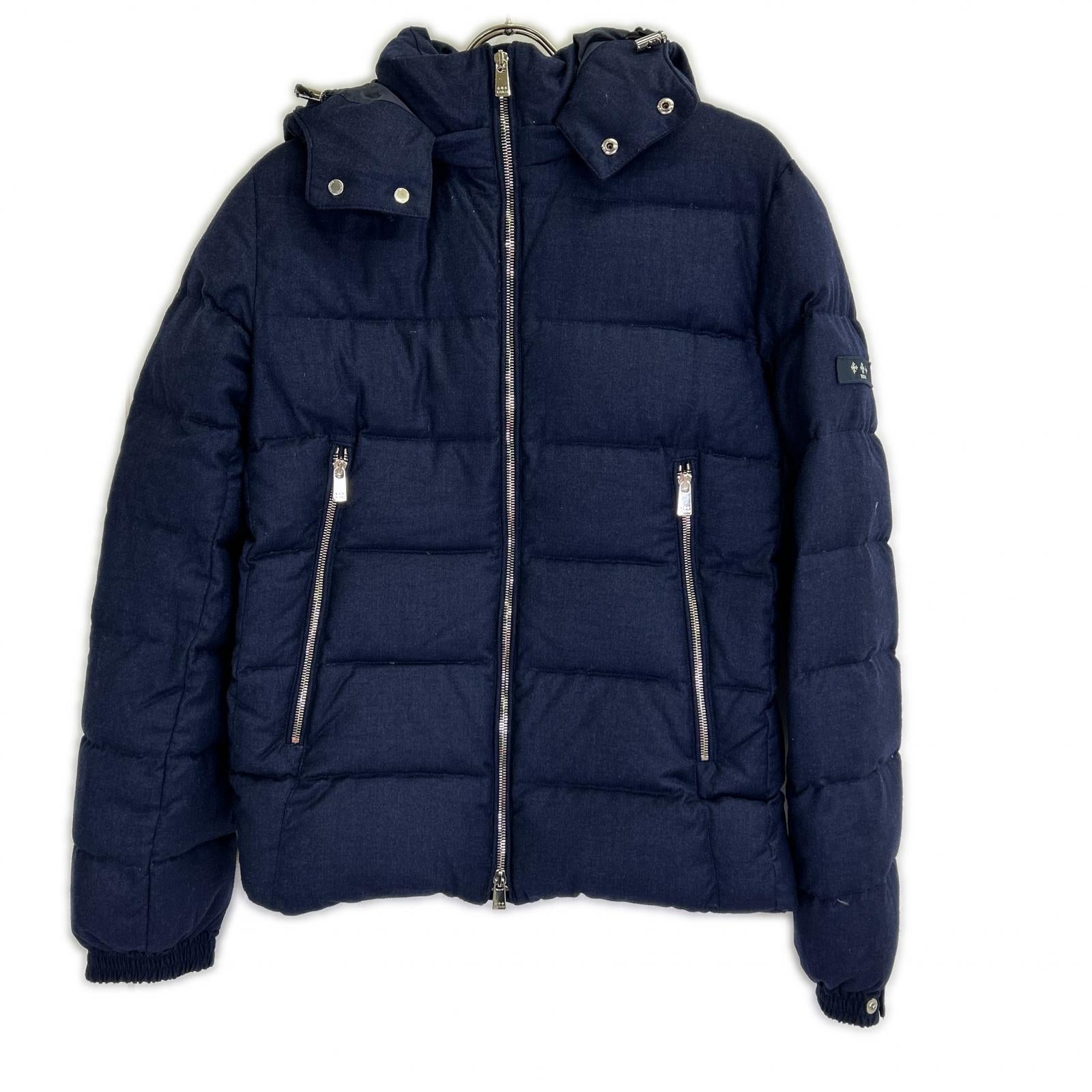 TATRAS タトラス MTAT20A4289-D ドミツァーノ ネイビー ウールフーディダウンジャケット ジャケット