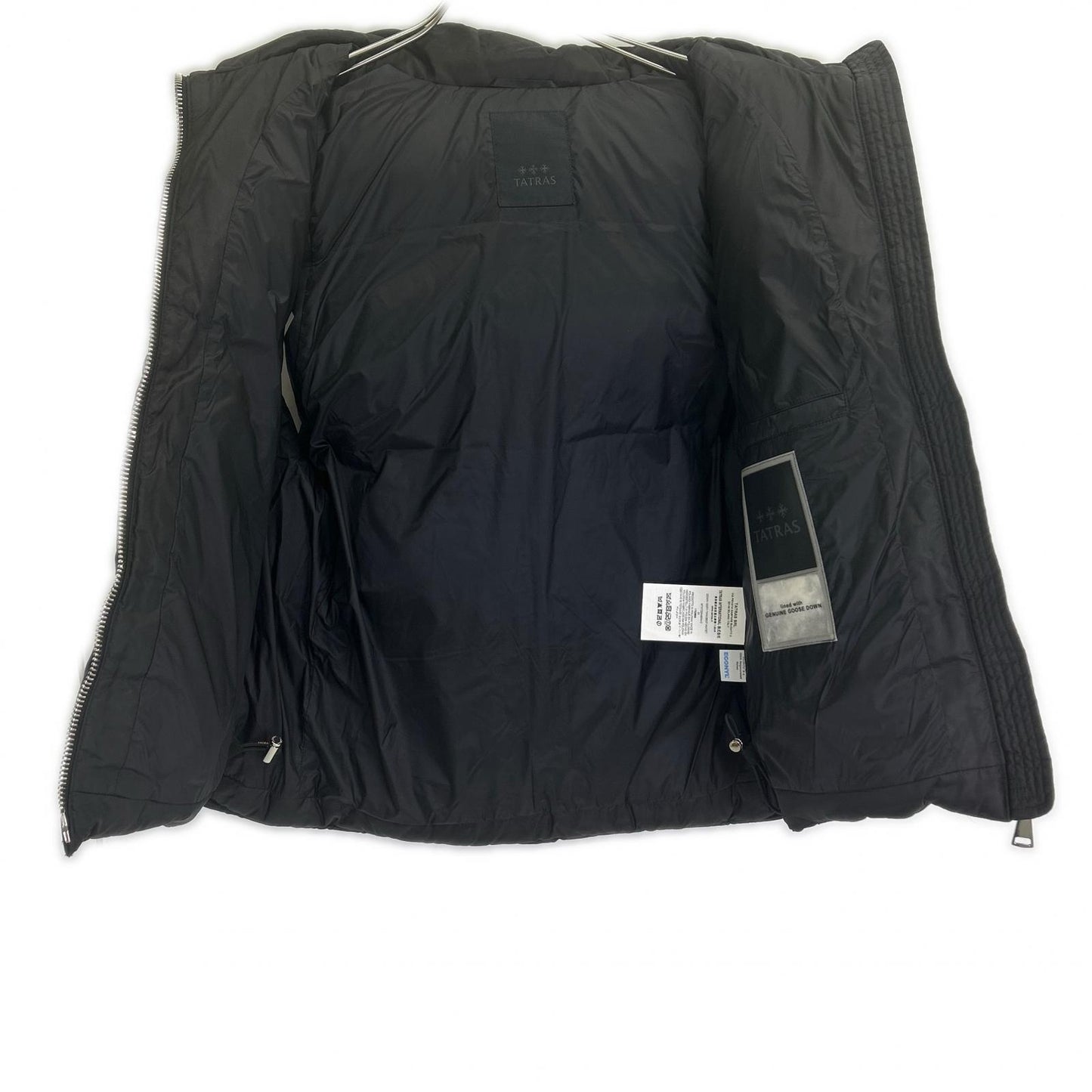 TATRAS MTAT22A4834-D Melko Black Hooded Down Vest Tops