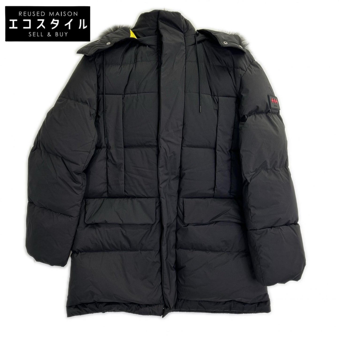 TATRAS タトラス MTLA22A4162-D ブラック ポーランドラクーンファー フーディダウンコート コート