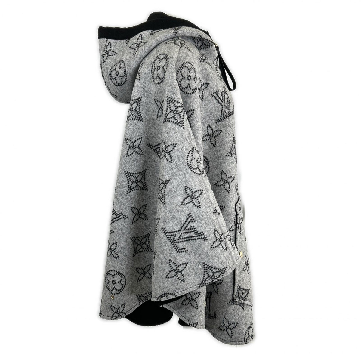 近全新 国内专柜 25AW FSCO08 Mahina Monogram 双面斗篷/披肩 斗篷 披肩 TU 女士